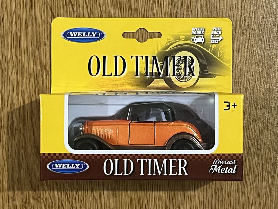 Welly Old Timer Collection / Метални колички ретро модели 1:34