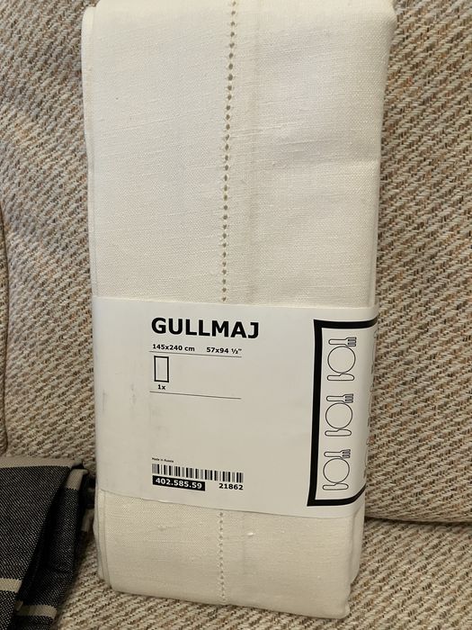 IKEA льняная скатерть Gullmaj
