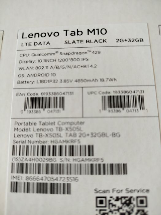 Tableta Lenovo 10 inch