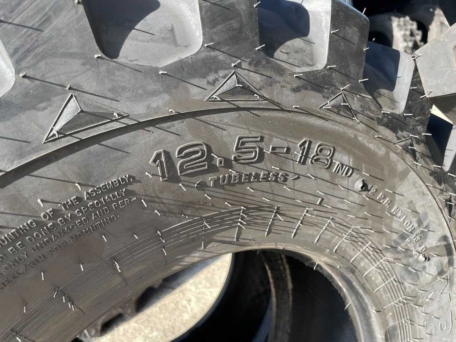 12.5-18 Anvelope noi de buldoexcavator garantie JCB garantie