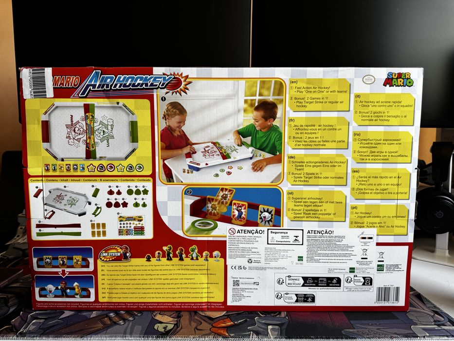 Super Mario Air Hockey – настолна игра