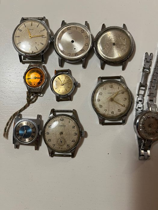 Лот стари руски часовници победа