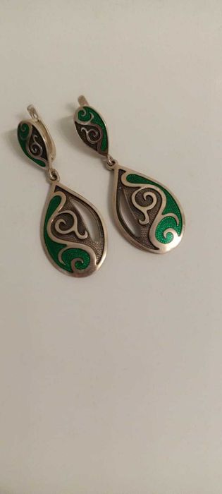 серебрянные серьги