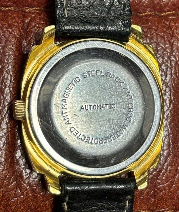 ceas Bifora automatic aurit, 24 jewels, mecanism in house