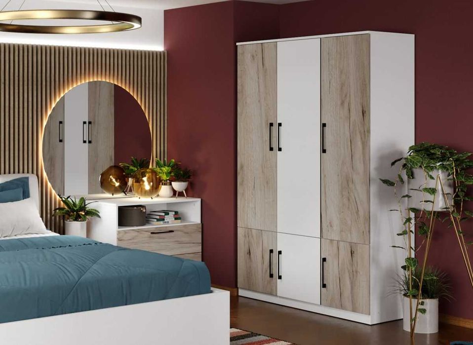 Dulap Relax Alb / Stejar k02 – C124/03