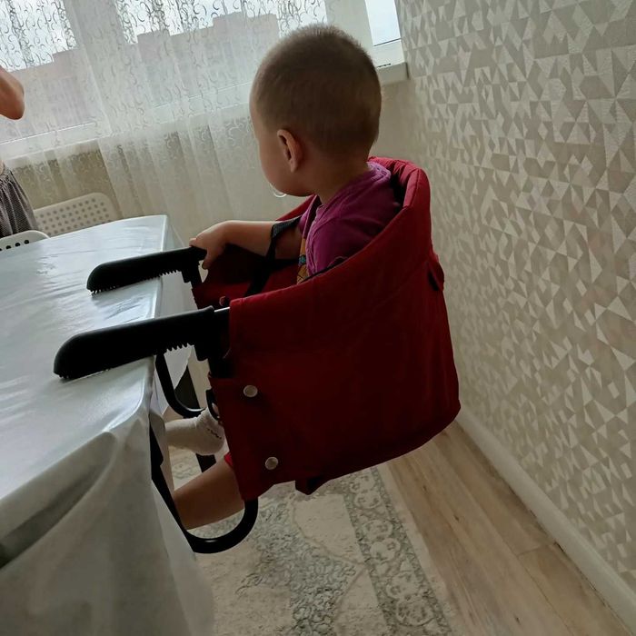 Детский стул для кормления, стул без ножек, портативный стул.