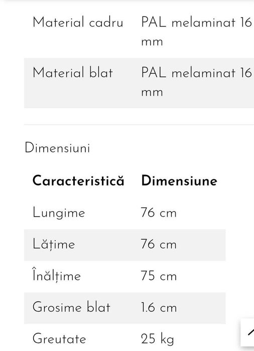 Birou de colț nou, nedesfăcut din cutie.