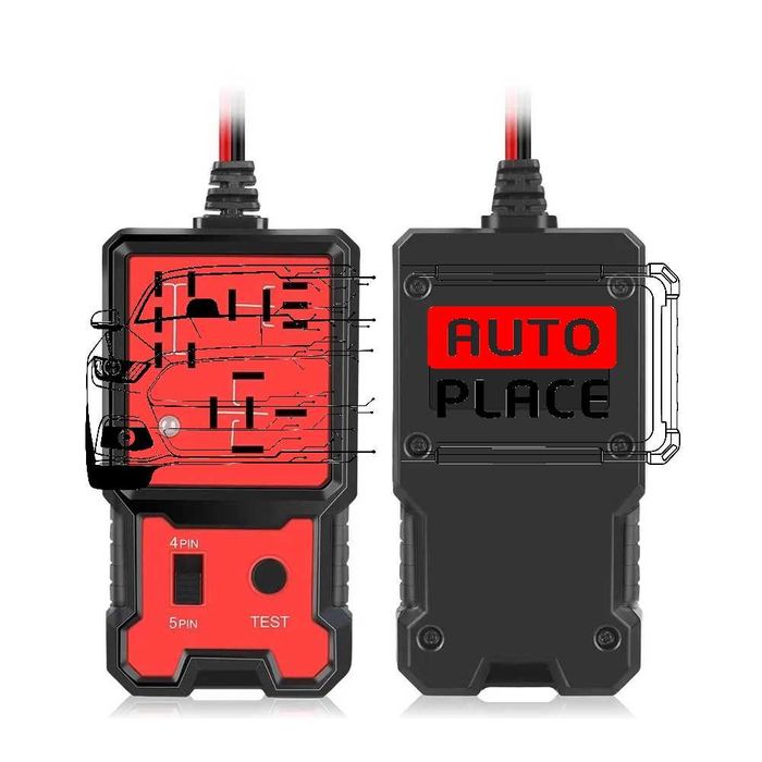 Тестер за автомобилни релета 12V