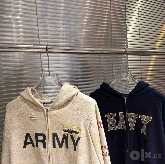 Зип-Худи NAVY&ARMY Reconstructed Folded