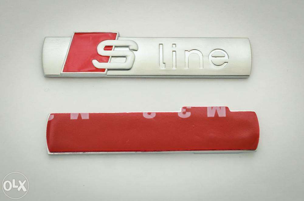 Set Embleme Audi A4/S4-line grila/aripi s-line