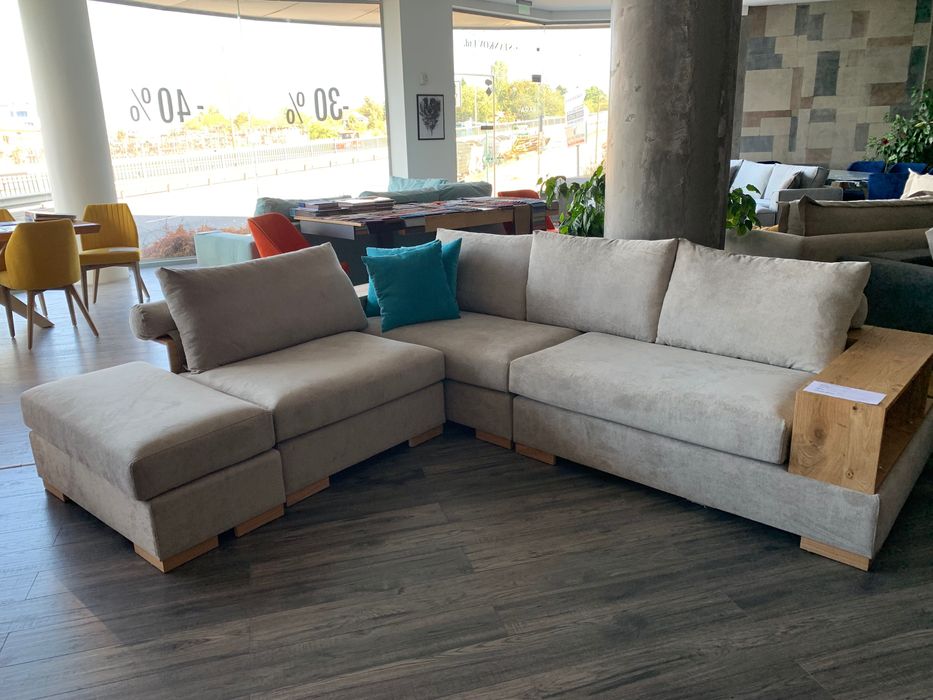 Сив диван с размери: 3.10/1.90