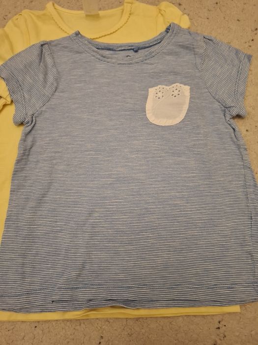 Vand tricouri fetite masura 104, Next, H&M, Disney, The Smurfs