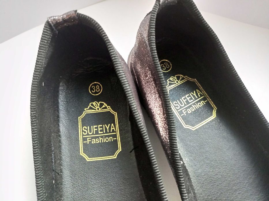 Балетки тканевые. Новые. Размер 37-38