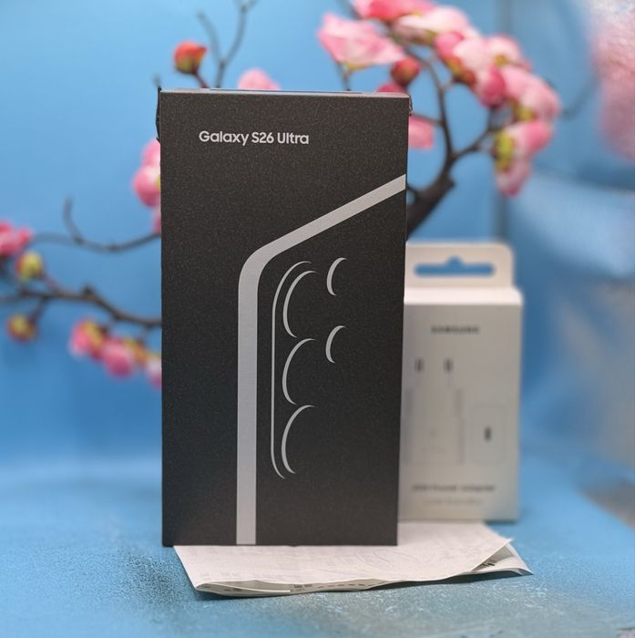 НОВ!!! Samsung Galaxy S26 Ultra, 12GB RAM, 512GB, 5G, Violet + адаптер