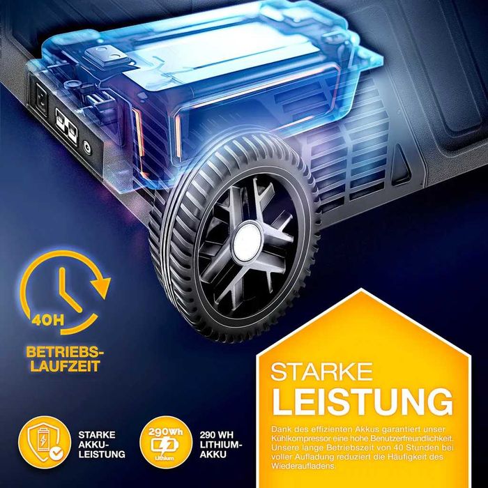 Електрическа хладилна чанта/кутия с компресор 40л