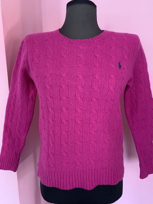 Детски Розов вълнен пуловерRalph Lauren