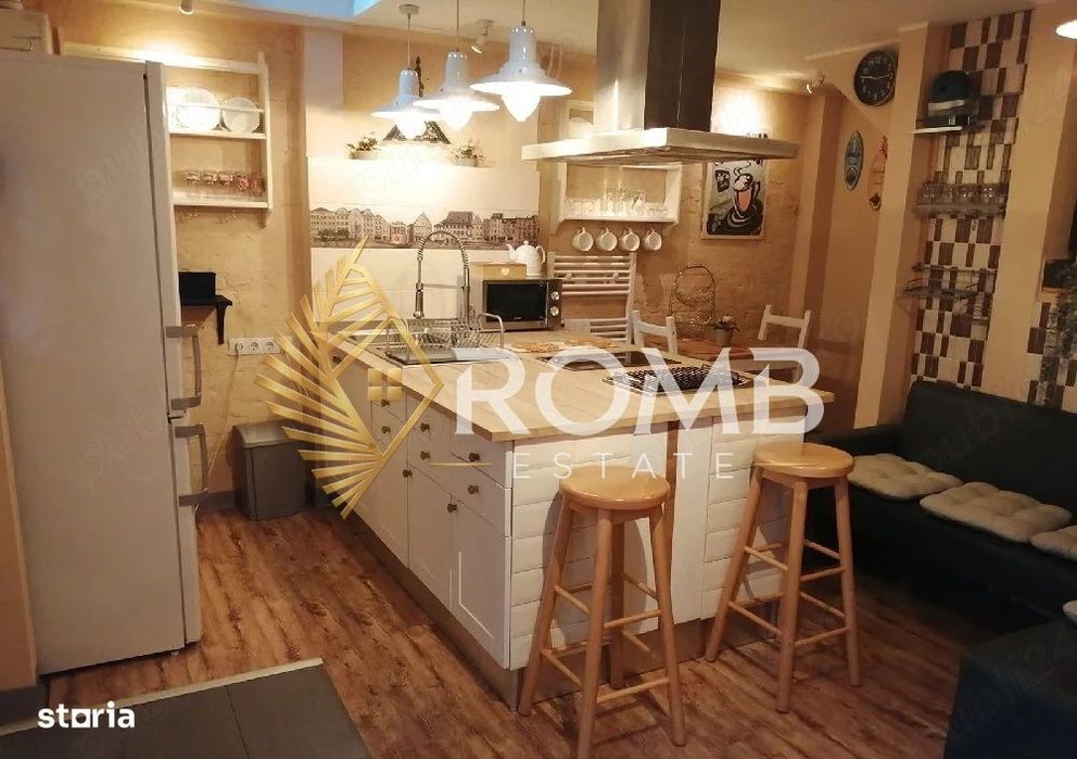 Apartament modern 3 camere | 53mp | pe 2 nivele | Centru-Horea | Curte