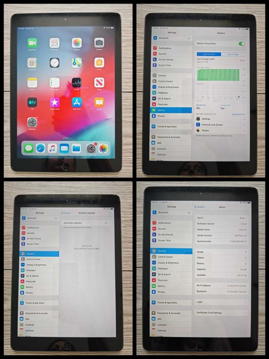 iPad Air 1 32 GB WiFi + Husa magnetică + Folie protecție din sticla