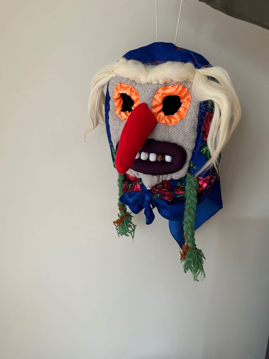 Mască traditionala /Masca babuta de anul nou