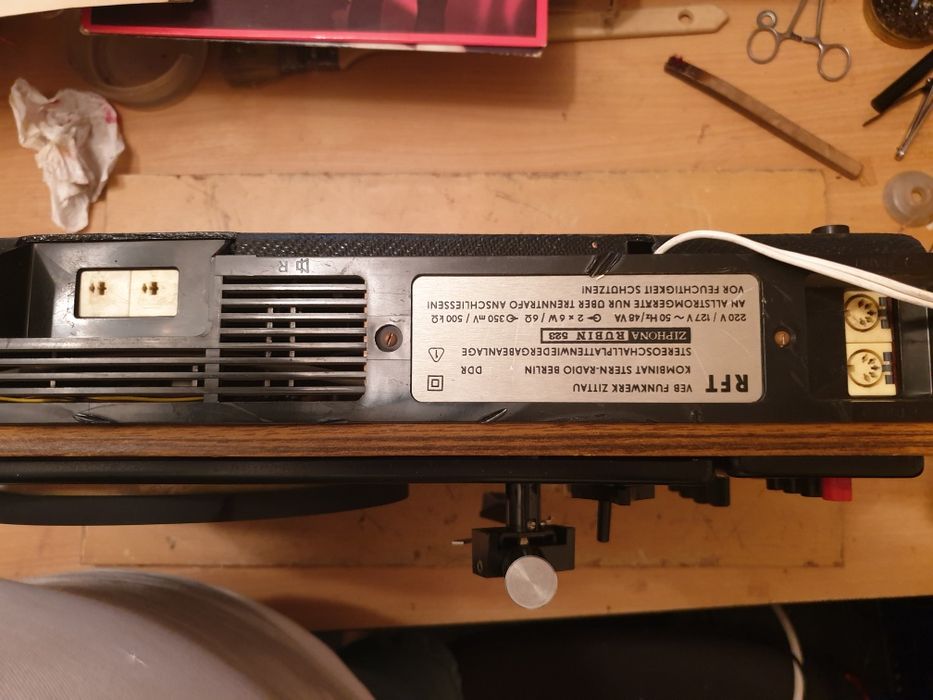 Pikup RFT ZIFONIA RUBIN 523 stereo cu amplificare