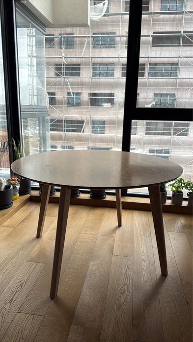 Masa rotunda Kave Home, 120 cm diametru lemn