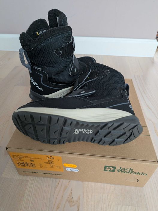 Cizme Iarna Copii Jack Wolfskin Impermeabile 33