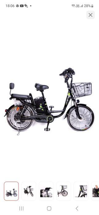 Продается электровелосипед совершено новый, покупали за 350 000