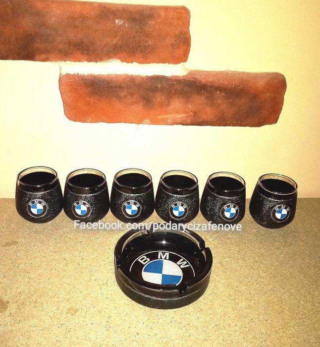 Подарък за фен на BMW (БМВ)- Бутилка (празна), с логото на "Левски"