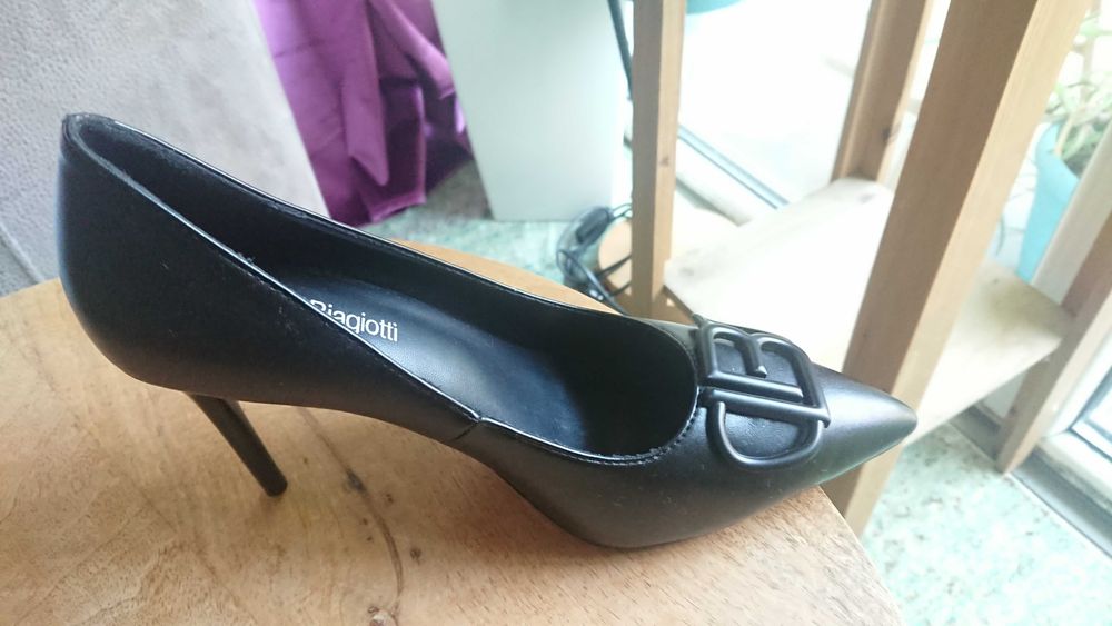 Pantofi Stiletto LIONETTA Calf / Black, NOI, nr. 35
