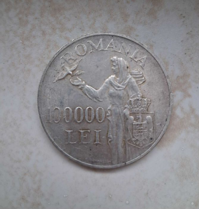 Monezii 10000 1946 500 lei 1944 25000 1946