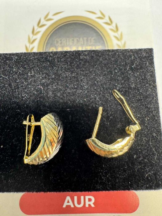 Cercei din aur 14k (68151.1/ 10 Pacurari 1) Garantie 2 ani!