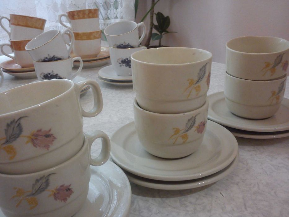 set portelan cafea- ceai