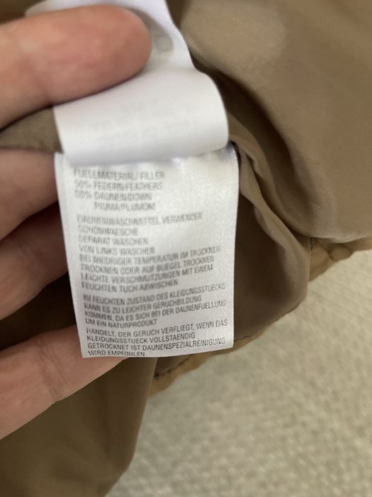 Geaca puf natural made in Italy  marime M/ L culoare camel