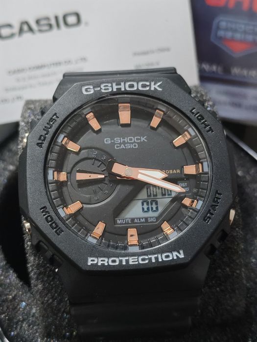 Casio G-Shock GA-2100  Black Rose Gold