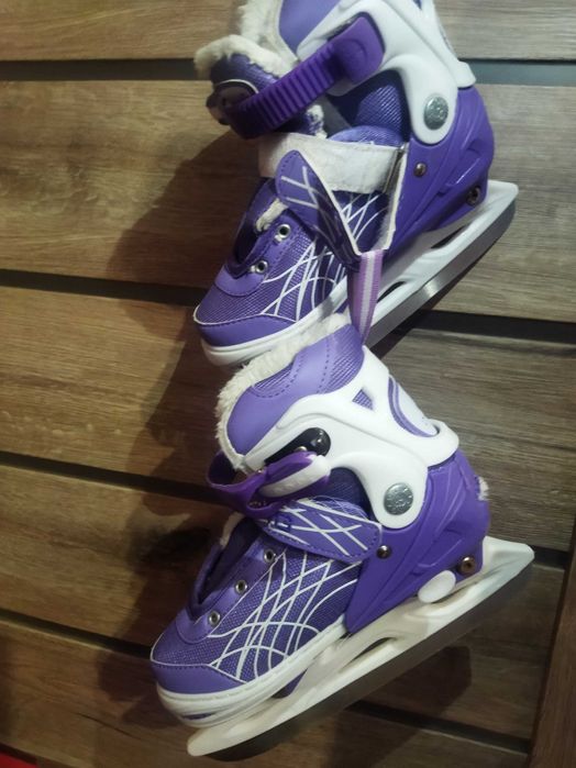 Коньки, детские, 32-37 (регулируемые)