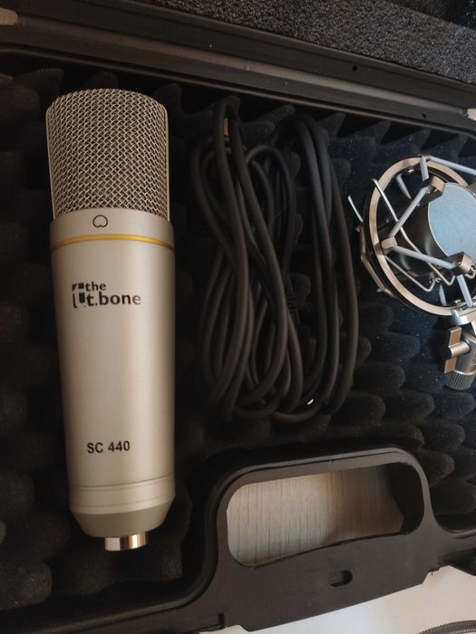 Microfon the t.bone SC 440 USB cu filtru anti-pop