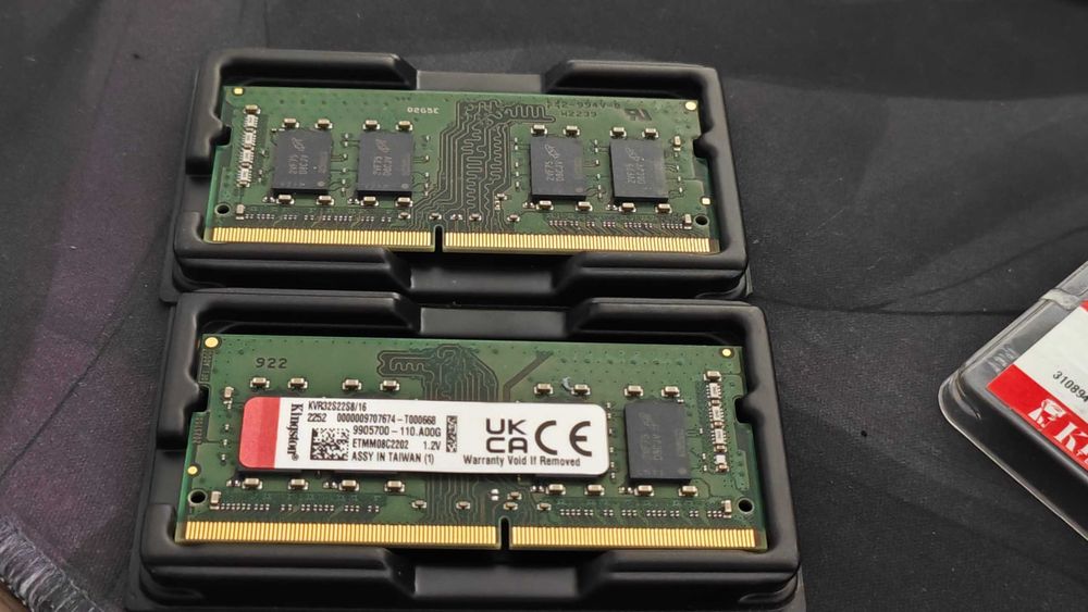 ОЗУ RAM Kingston DDR4 32GB (2x16GB) 3200MHz SO-DIMM для ноутбука