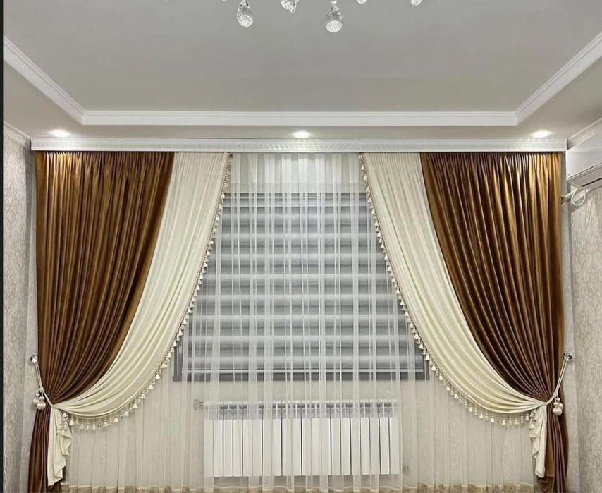 Готовый шторы материал велюр