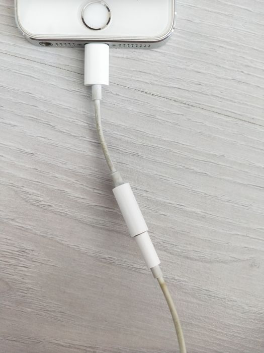 Наушники оригинал на айфон, переходник на айфон