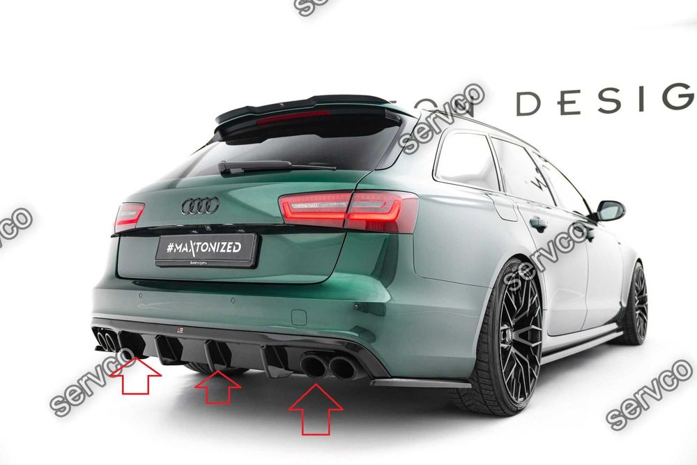 Difuzor bara spate Audi A6 C7 S6 C7 11-14 Sline Sedan si Avant v30