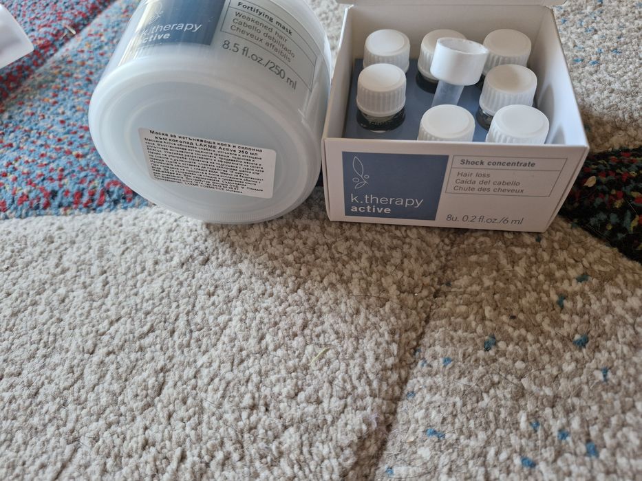 Ампули и маска против кодопад Lakme k.therapy active