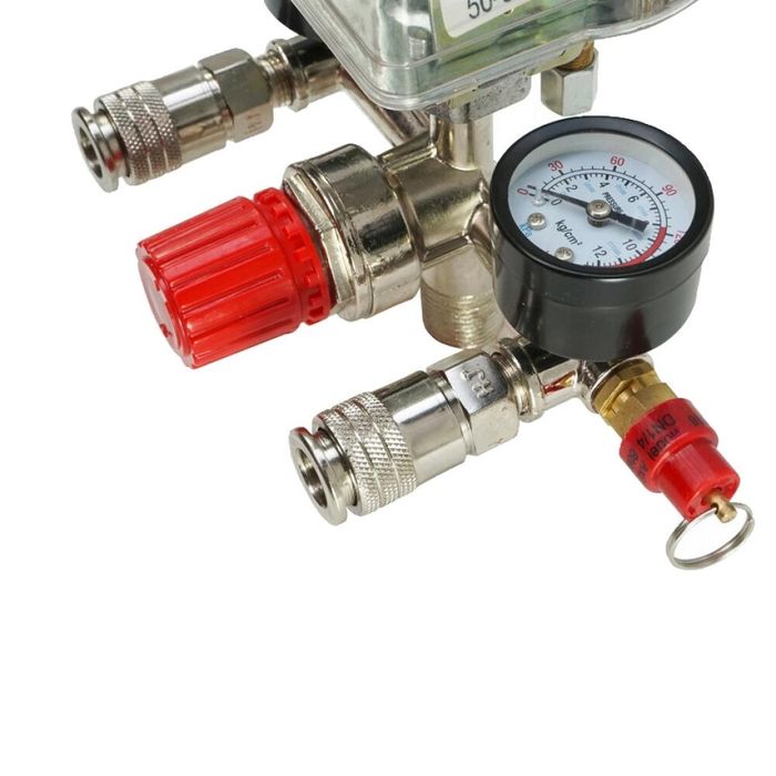 Presostat universal pentru compresor trifazic, 380V, 400V 8-12 bari,