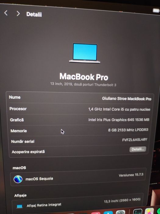 MacBook Pro 2019
