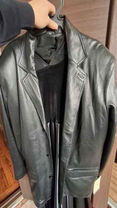 Кожанная куртка пиджак