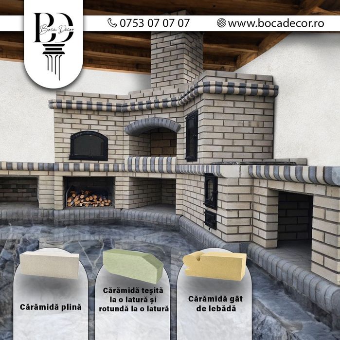 Cărămizi de placat,caramizi decorative,caramzi pentru grătar