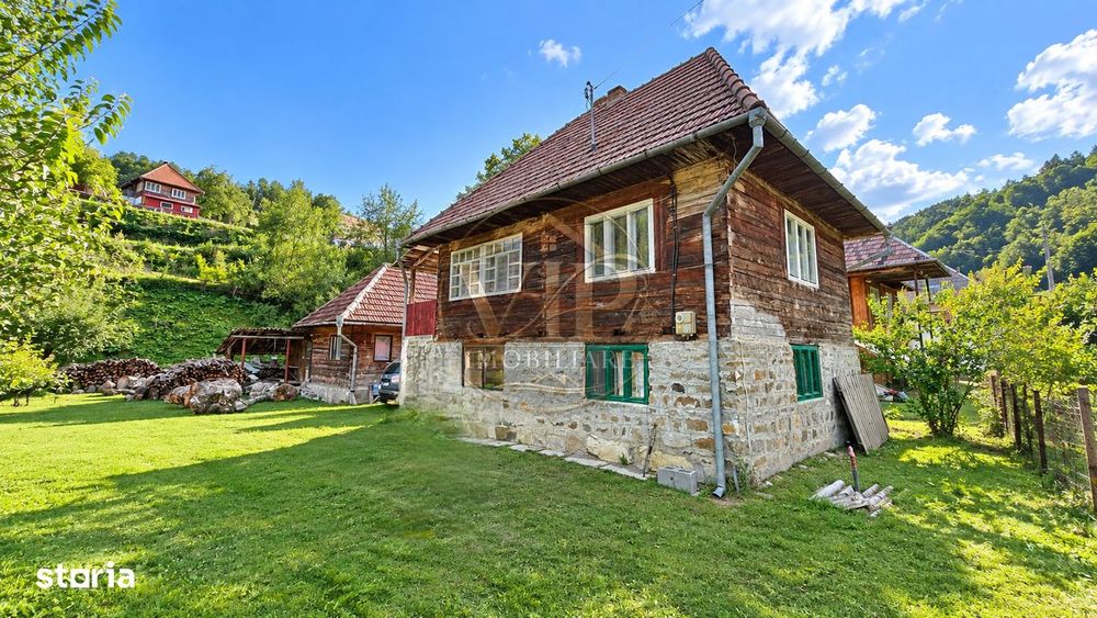 Casa individuala cu 4 camere,1130 mp teren,Intregalde