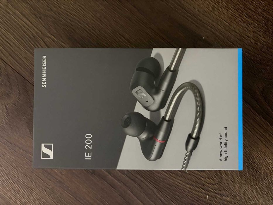 Casti in-ear Sennheiser IE 200 negre, noi, sigilate