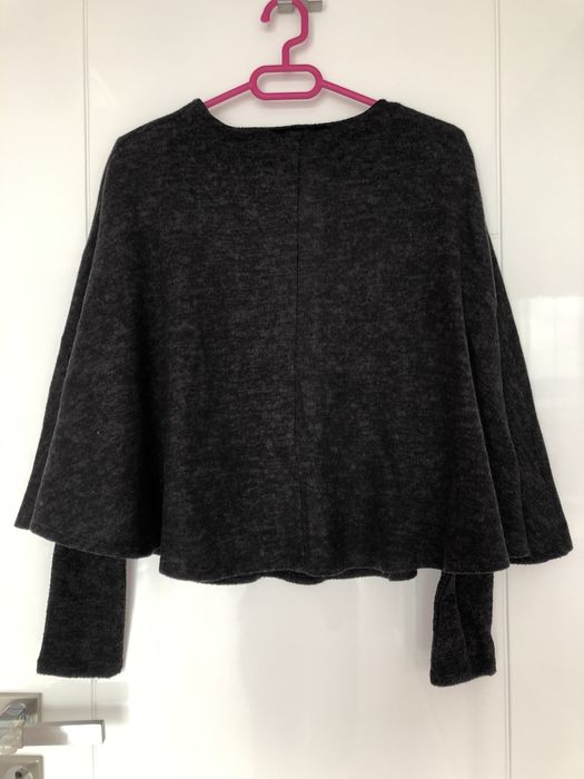 Дамска тъмносива блуза ZARA