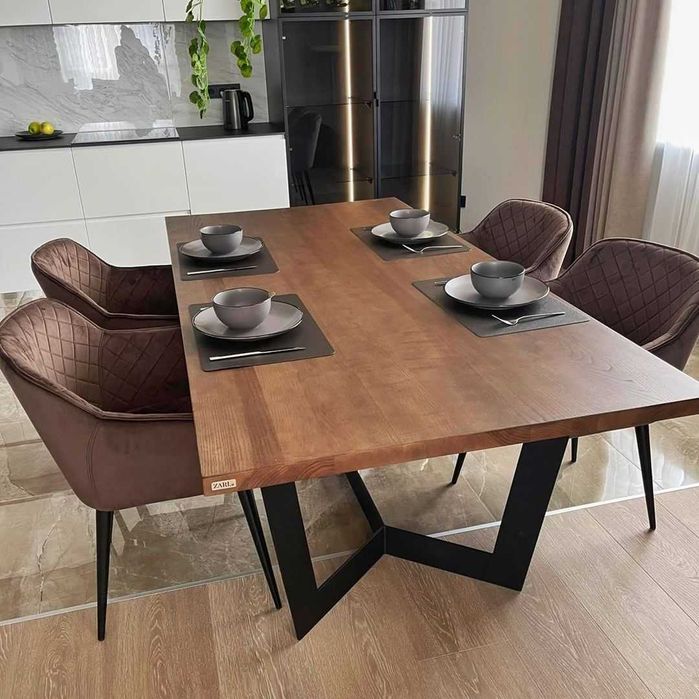 обеденный Стол на кухню мебель на заказ лофт стол подстолье