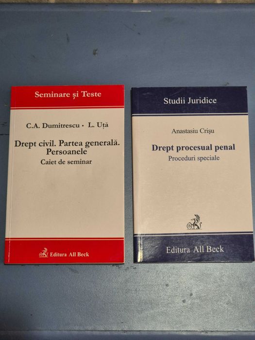12 manuale și tratate juridice de referinta din domeniul Dreptului